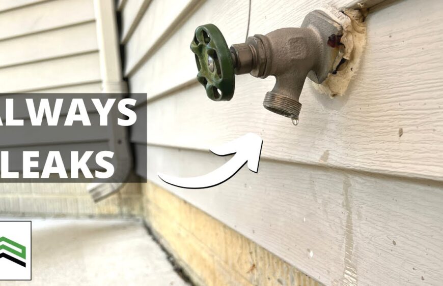 Leaking-or-dripping-outdoor-hose-faucet